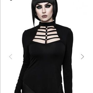 KILLSTAR Sceptre Long Sleeve Top Black